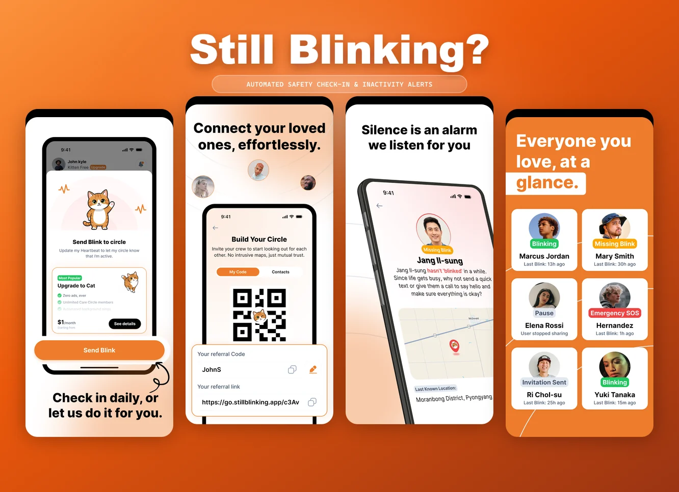 Still Blinking? Hero Showcase